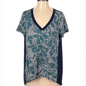 Tommy Bahama Short Sleeve V-Neck Blouse Size S